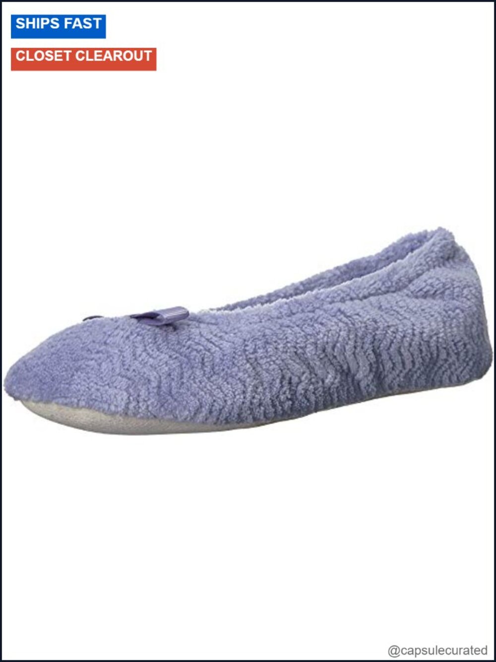 Non-Slip Ballerina Slippers with Memory Foam, Machine Washable